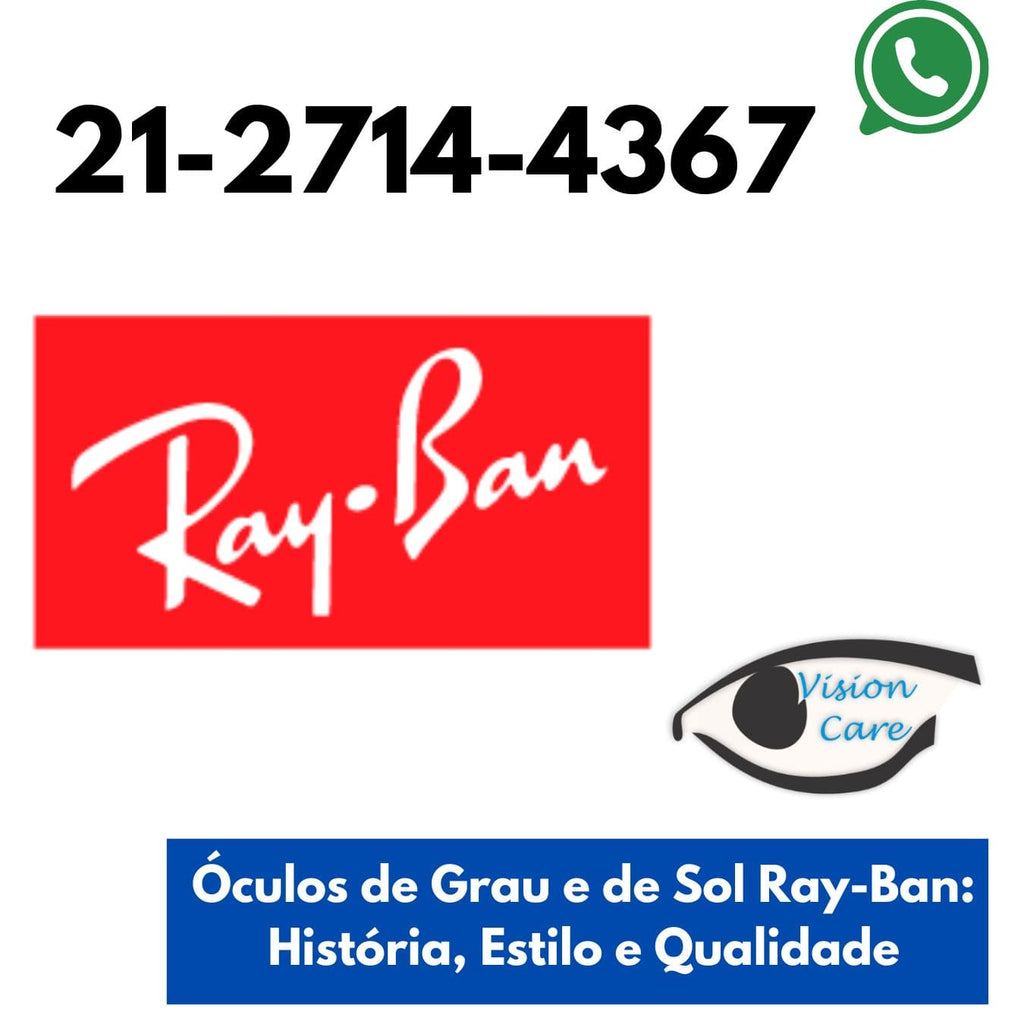 Óculos de Grau e de Sol Ray-Ban: História, Estilo e Qualidade