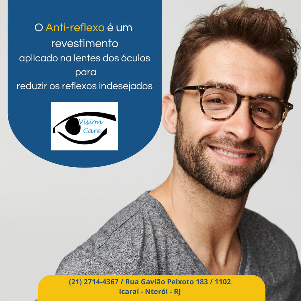 Saiba mais sobre Anti-Reflexo nos seus óculos