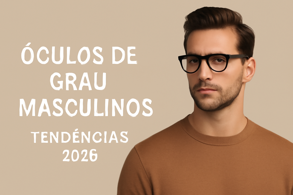 Óculos de Grau Masculino: Tendências para 2026