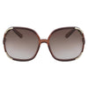 Óculos De Sol Injetado Chloé Myrte Ce719S - Marrom
