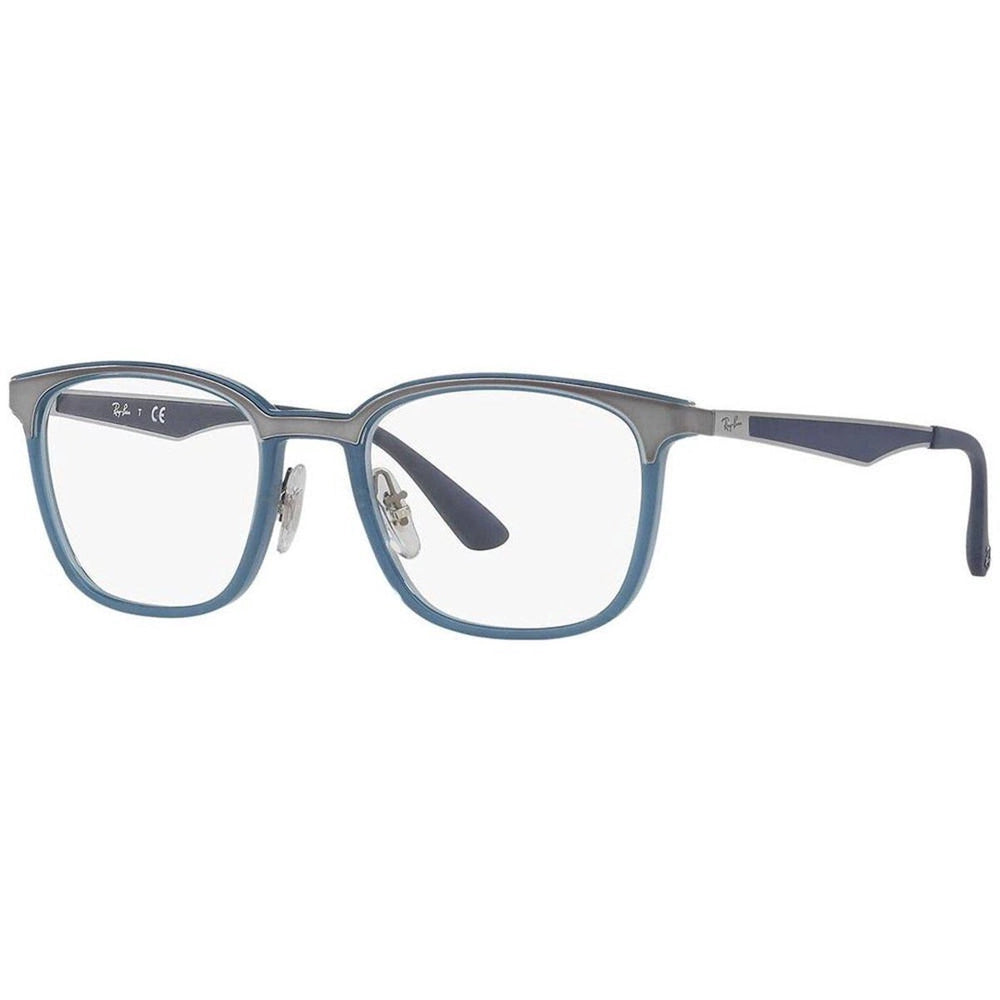 Óculos de Grau Ray-Ban RB7117 8019 52 - Azul / Prata Ray-Ban