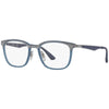 Óculos de Grau Ray-Ban RB7117 8019 52 - Azul / Prata