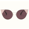 Óculos de Sol Fendi Lei Ff0190/S 010 0M 57 Rosa prateado/Lilás