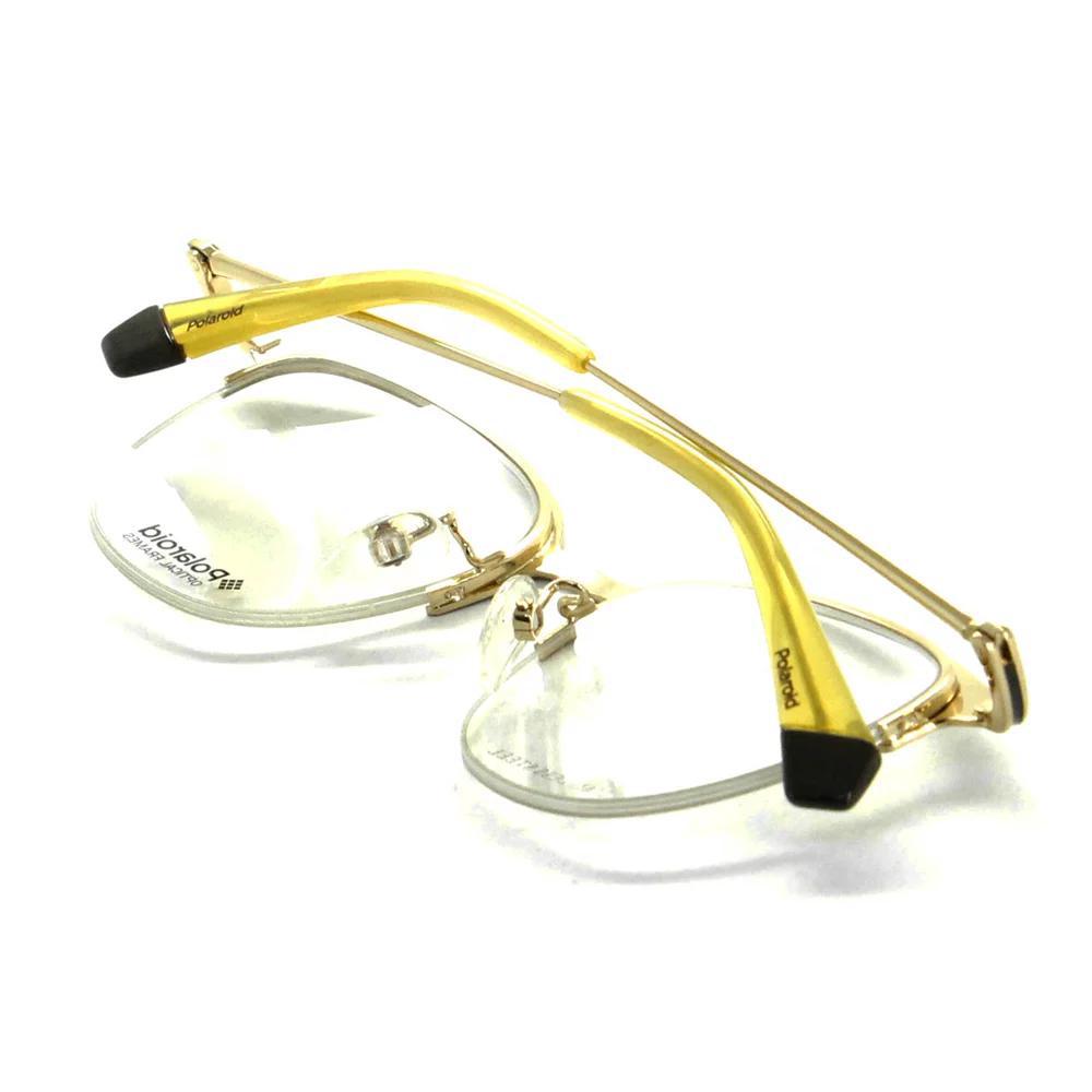 Óculos Polaroid Pld D364/G Fg4 50 Marrom Metálico/Dourado otica-vision-care