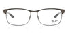 Óculos de Grau Ray-Ban RX8416 2620 Matte Gunmetal Fibra de Carbono