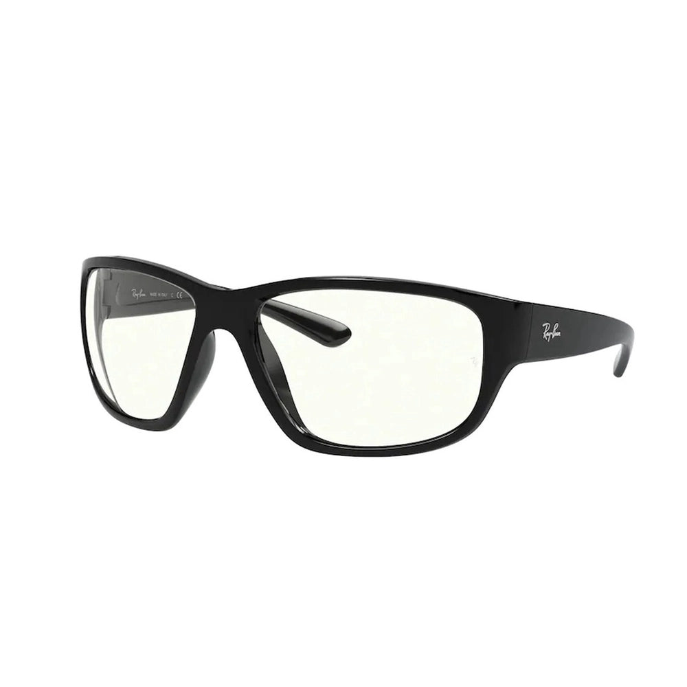 Óculos Solar Ray-Ban Rb4300 601/B5 63 Preto Brilho Lente Transparente Ray-Ban