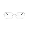 Óculos de Grau Ray Ban Retangular Rb1969v 2501 54 Prata Brilho