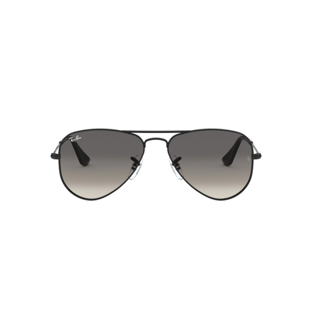 Óculos Solar Ray Ban Junior Aviador Rb9506s 220/11 52 Preto Brilho Lente Cinza Degradê Ray-Ban