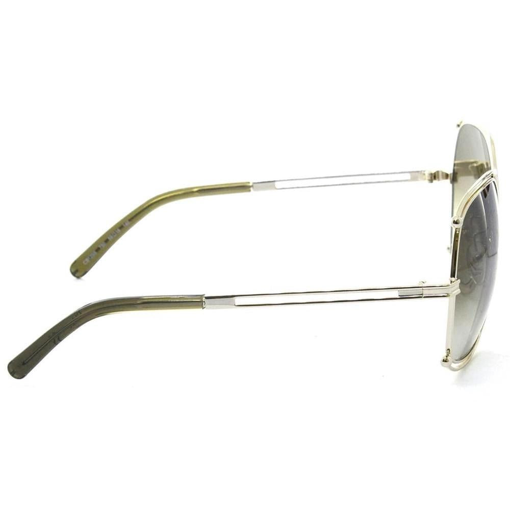 Óculos De Sol Chloé Ce129S 750 59 - Dourado / Verde otica-vision-care