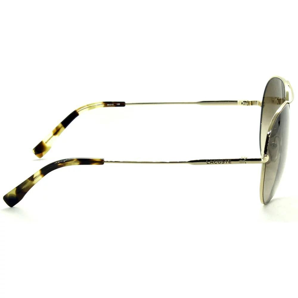 Óculos Lacoste L174S 714 58 Dourado/Marrom otica-vision-care