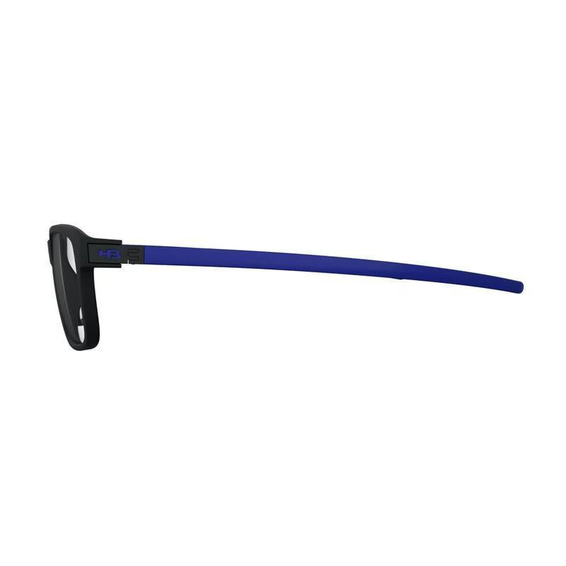 Óculos De Grau Hb Duotech M 93142 Matte Black D. Blue otica-vision-care