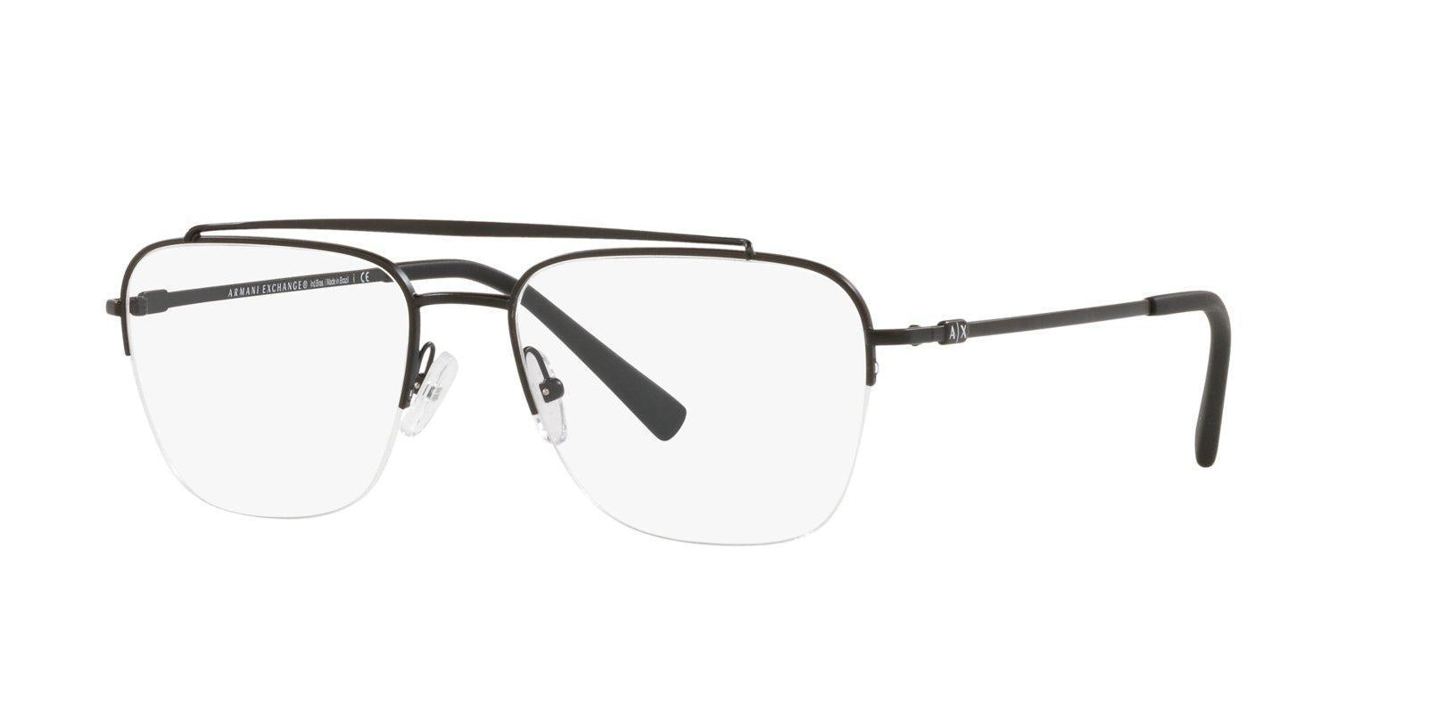 Armação Para Óculos Armani Exchange Ax1049L 6000 55 - Ótica Vision Care