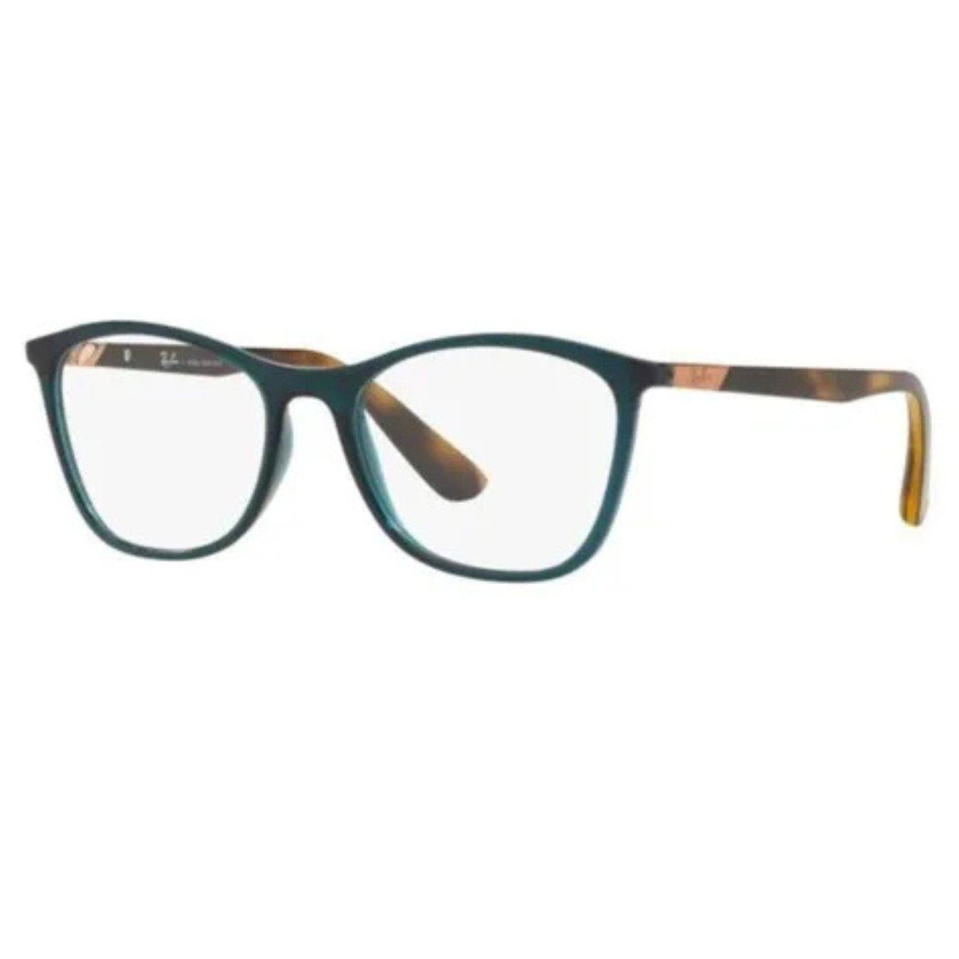 Óculos Grau Ray Ban Rb7157 5857 52 Verde Marrom Ray-Ban