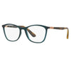 Óculos Grau Ray Ban Rb7157 5857 52 Verde Marrom