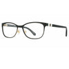 Óculos de Grau Kate Spade Jonae - Preto/Dourado - 807/53