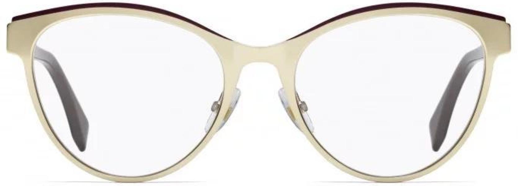 Óculos Fendi Ff0278 Vo1 53 +AC0- Dourado/Vermelho +AC0- 3 otica-vision-care