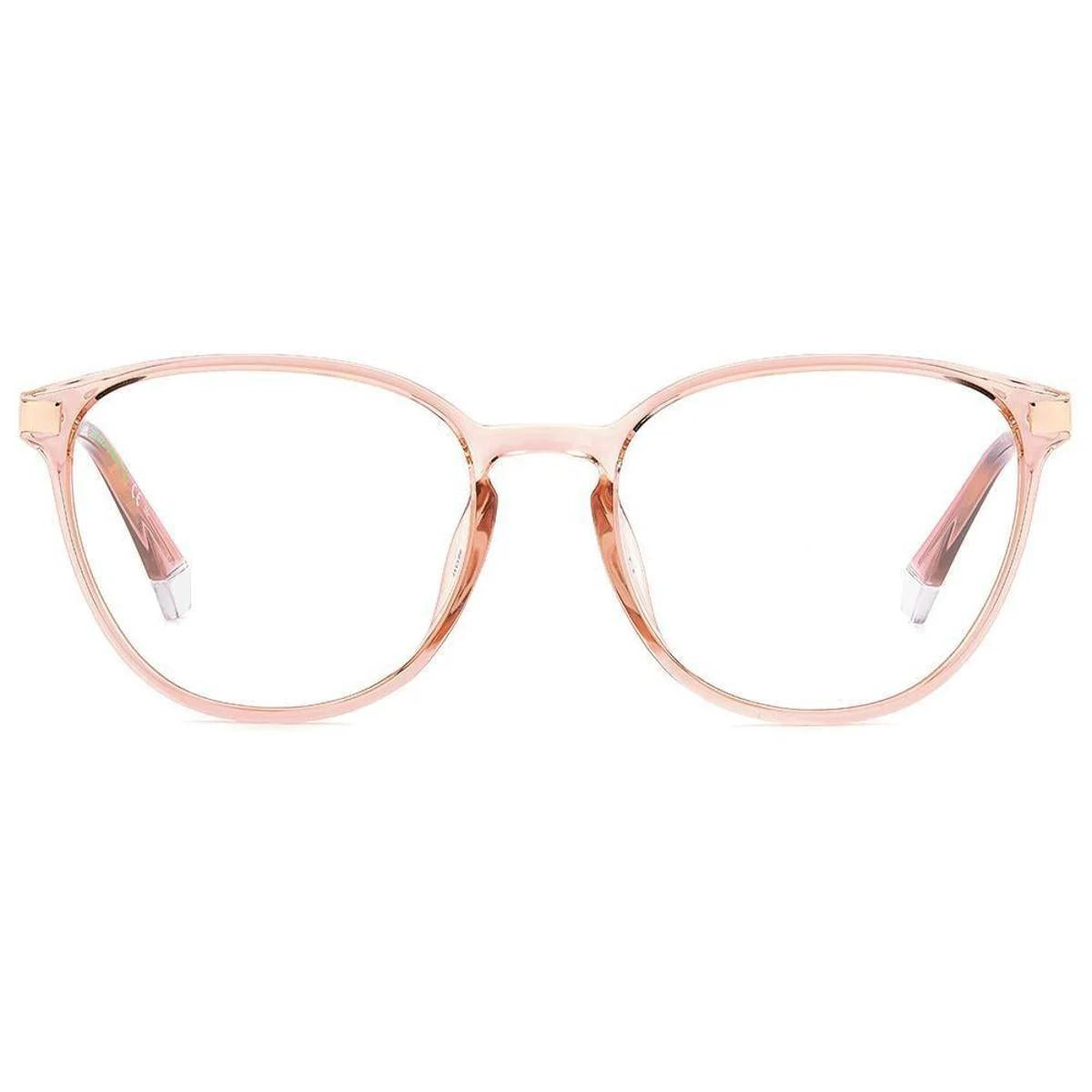Armação De Óculos Polaroid Pld D489/G 35J - 52 Rosa - Ótica Vision Care