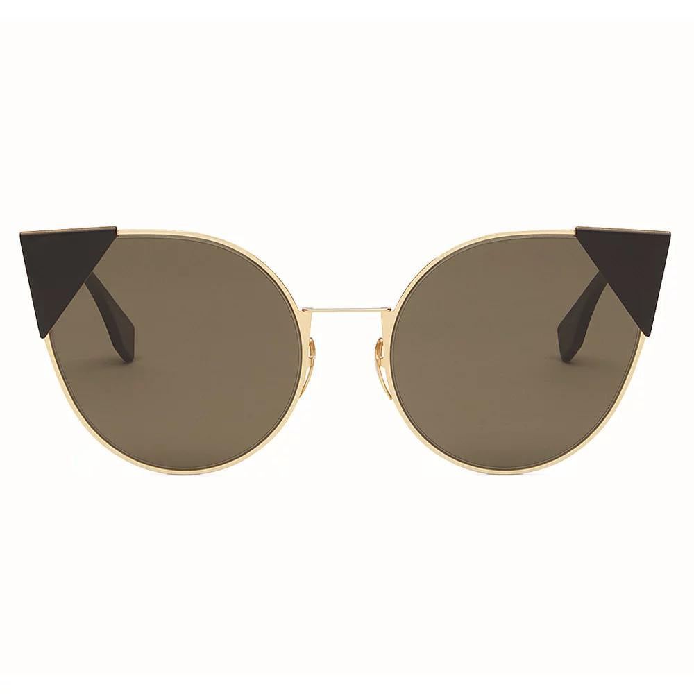 Óculos Fendi Lei Ff0190/S 000 2M 57 Pretodourado/Marrom otica-vision-care