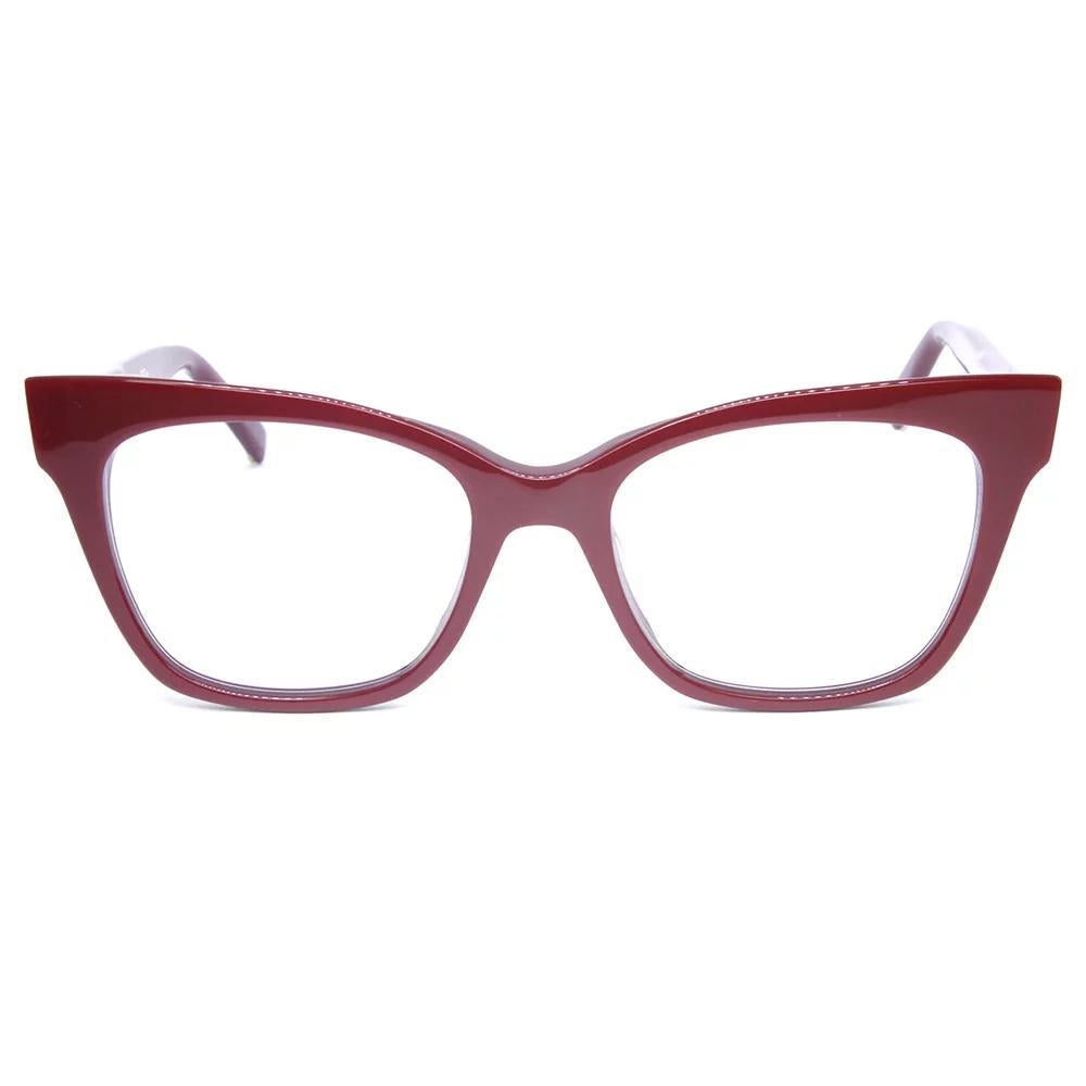 Óculos de Grau Max Mara Mm1318 C9A 51 Vermelho Escuro Gatinho Max Mara