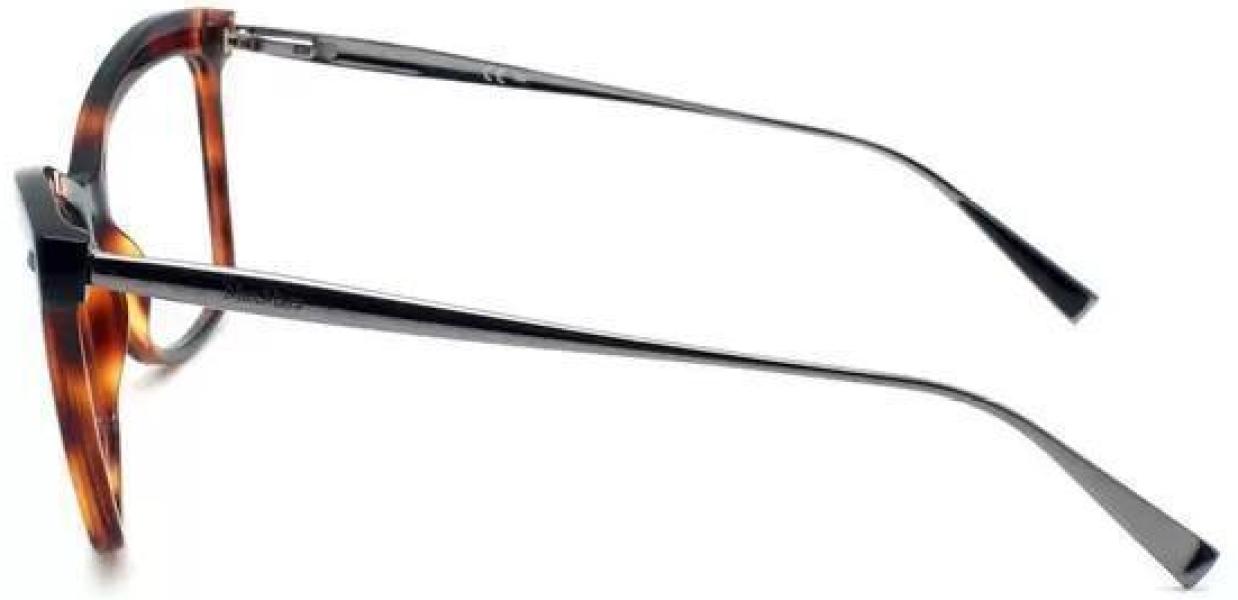 Óculos De Grau Max Mara Mm1288 Oqb 55 - Havana otica-vision-care