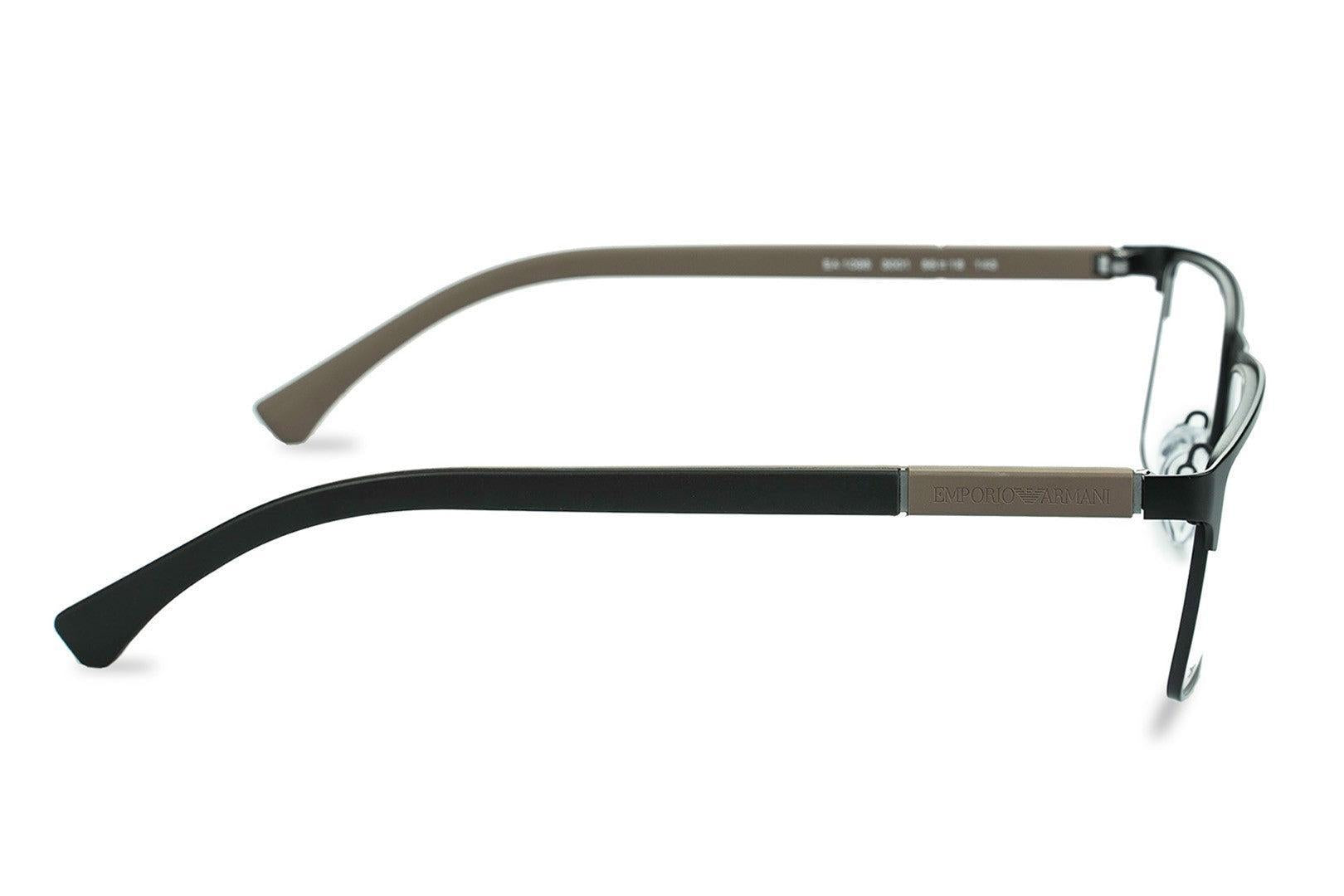 Óculos Empório Armani EA1095 - Preto Rectangular 55-18 otica-vision-care