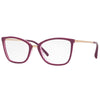 Óculos de Grau Grazi GZ3065 Roxo Brilho e Dourado
