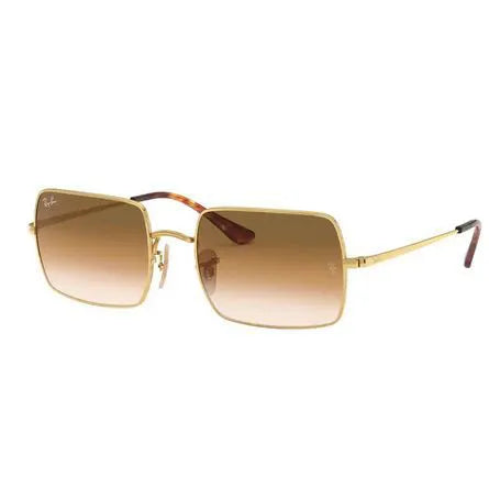 Óculos de Sol Ray Ban Rectangle RB 1969L 9147/51 - Dourado/Marrom Degrade Ray-Ban