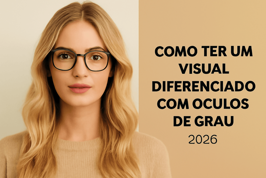 Como ter um visual diferenciado com óculos de grau: Guia Completo para 2026