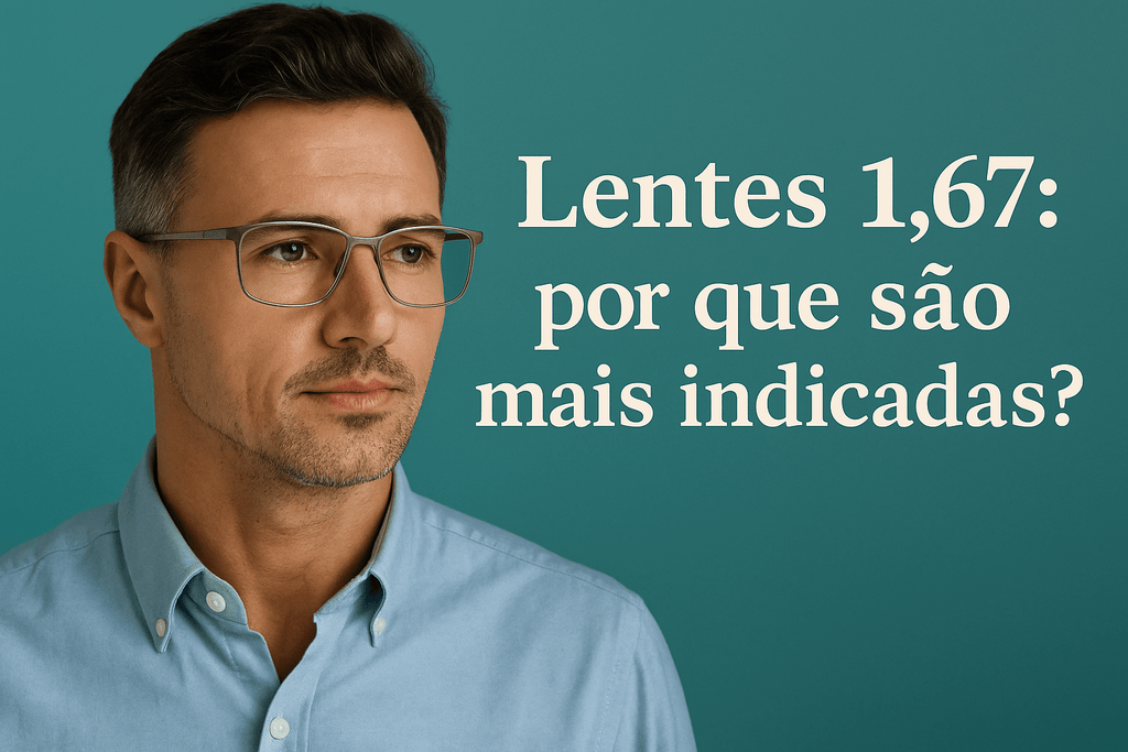 Lentes 1.67 – Por que são mais indicadas?