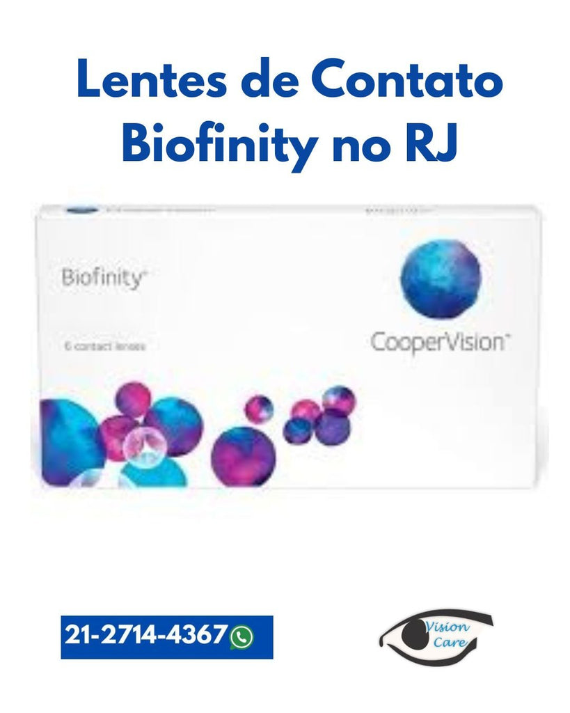 Lentes de Contato Biofinity no RJ