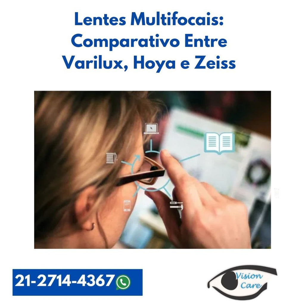 Lentes Multifocais: Comparativo Entre Varilux, Hoya e Zeiss