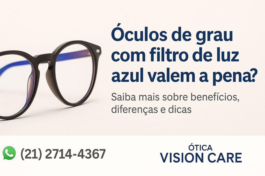 Óculos de Grau com Filtro de Luz Azul Valem a Pena?