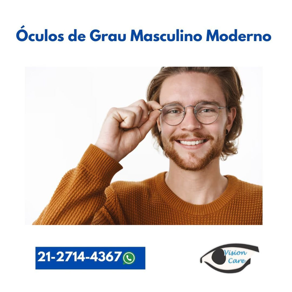 Óculos de Grau Masculino Moderno