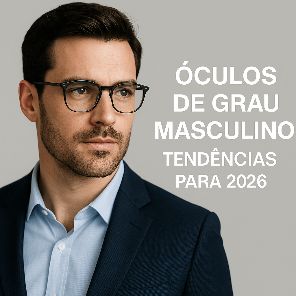 Óculos de Grau Masculino: Tendências para 2026 – Guia Completo