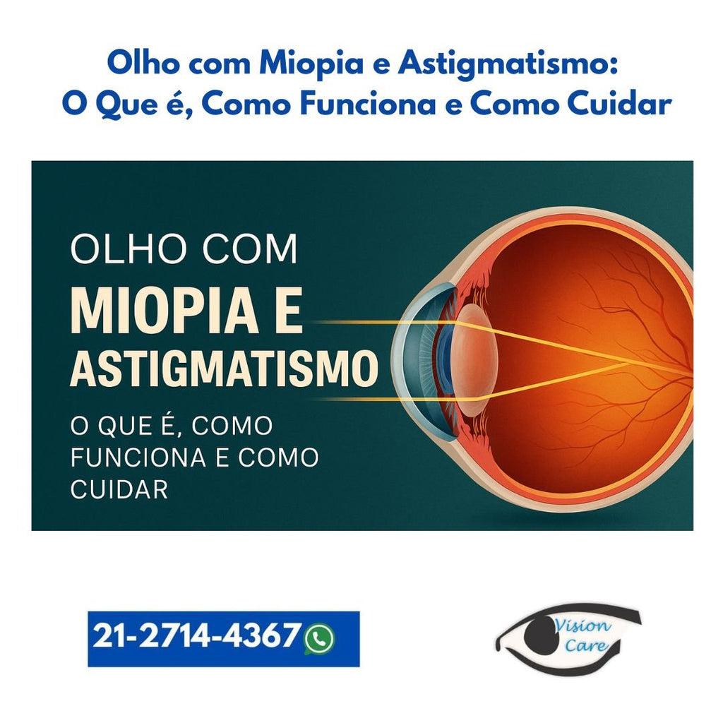 Olho com Miopia e Astigmatismo