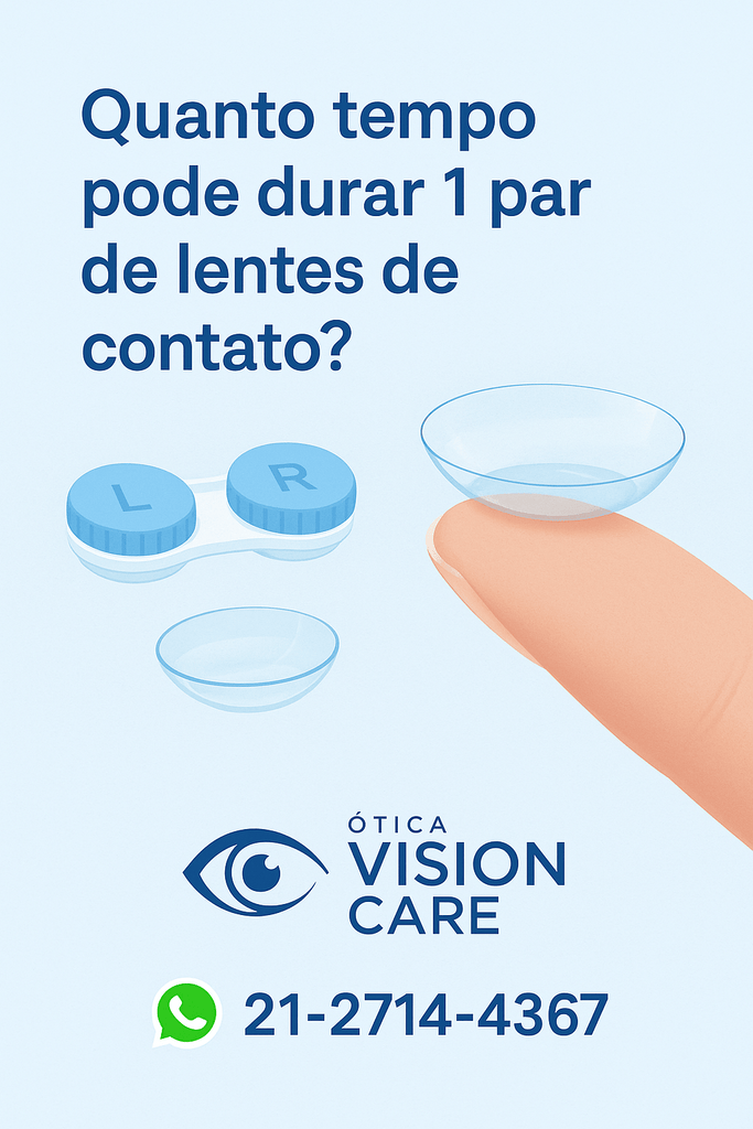 Quanto Tempo Pode Durar 1 Par de Lentes de Contato?