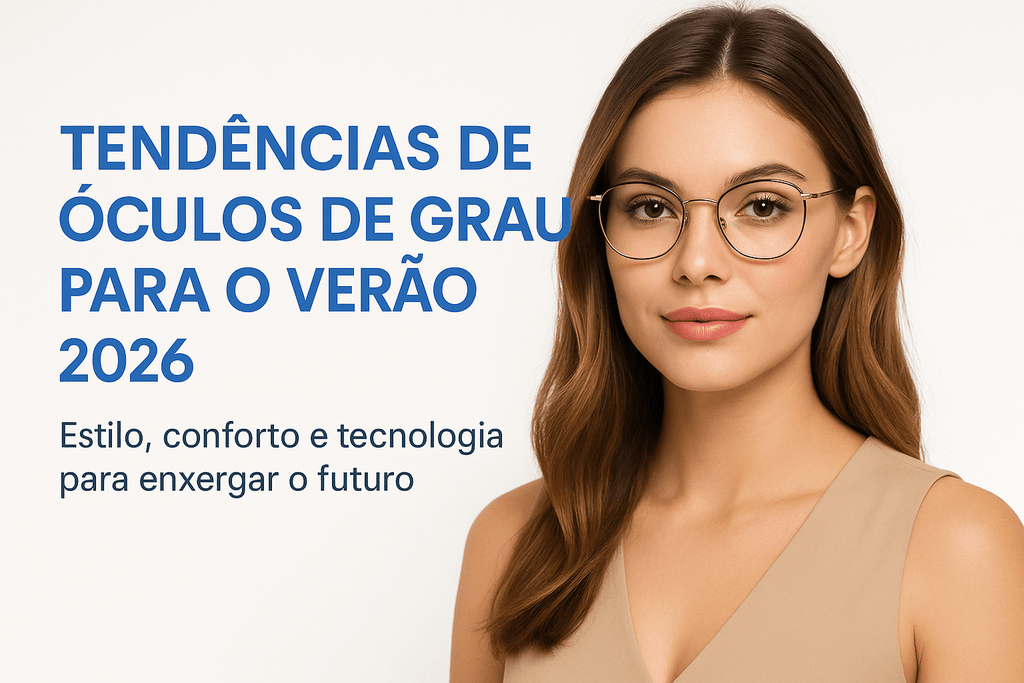Tendências de Óculos de Grau para o Verão 2026