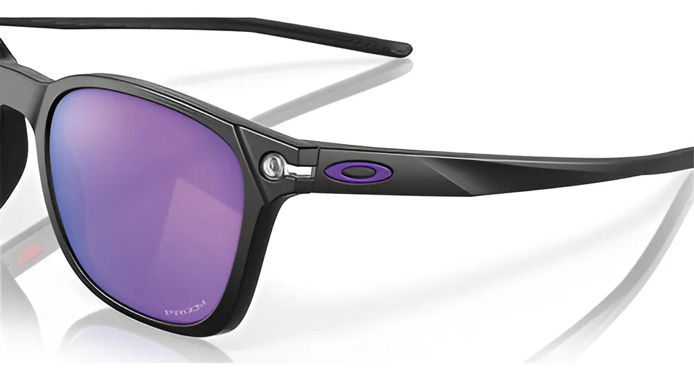 Óculos De Sol Oakley Ojector009018 901803 Matte Black Prizm Violet Ótica Vision Care