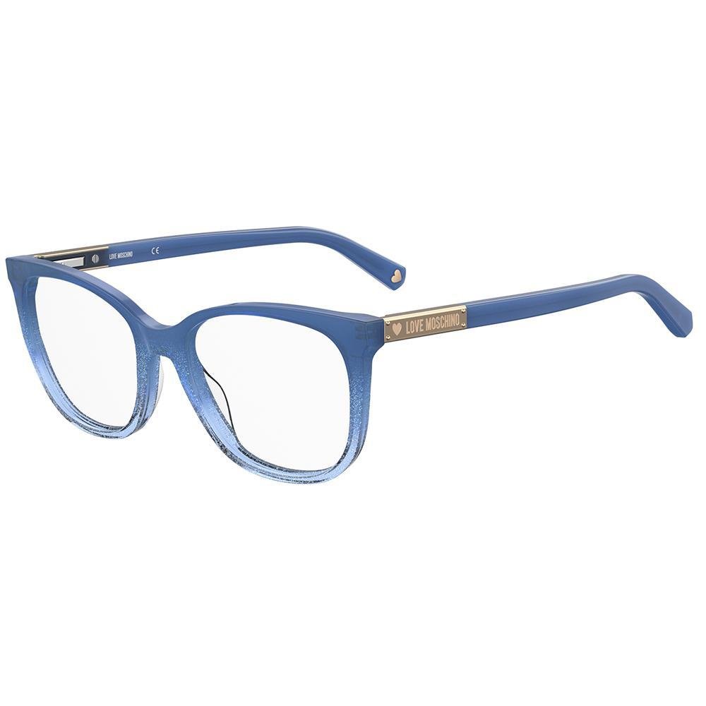 Armação Para Óculos Moschino Love Mol564 Pjp / 53 - Azul - Ótica Vision Care