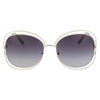 Óculos Chloé Carlina Ce119S 734 60 Prateado/Cinza