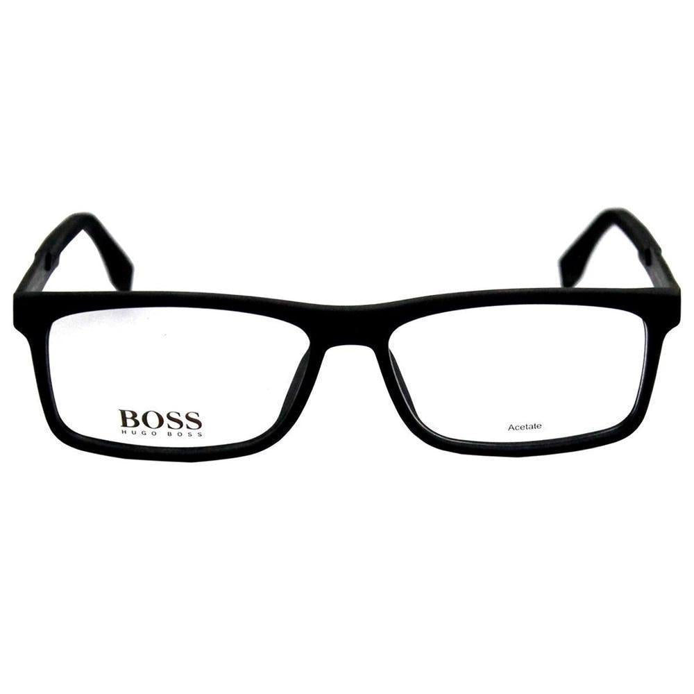 Óculos de Grau Boss 0774 Preto/Carbono - Masculino