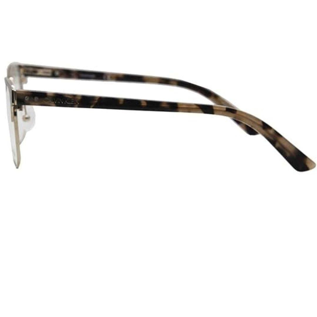 Óculos De Grau Calvin Klein Ck19305 200 54 - Marrom/Dourado