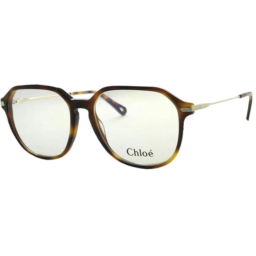 Óculos De Grau Chloé Ce2725 218 55 - Tartaruga / Dourado - Ótica Vision Care