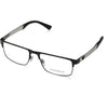 Óculos de Grau Emporio Armani EA1075 3001 Preto Lente Tam 55