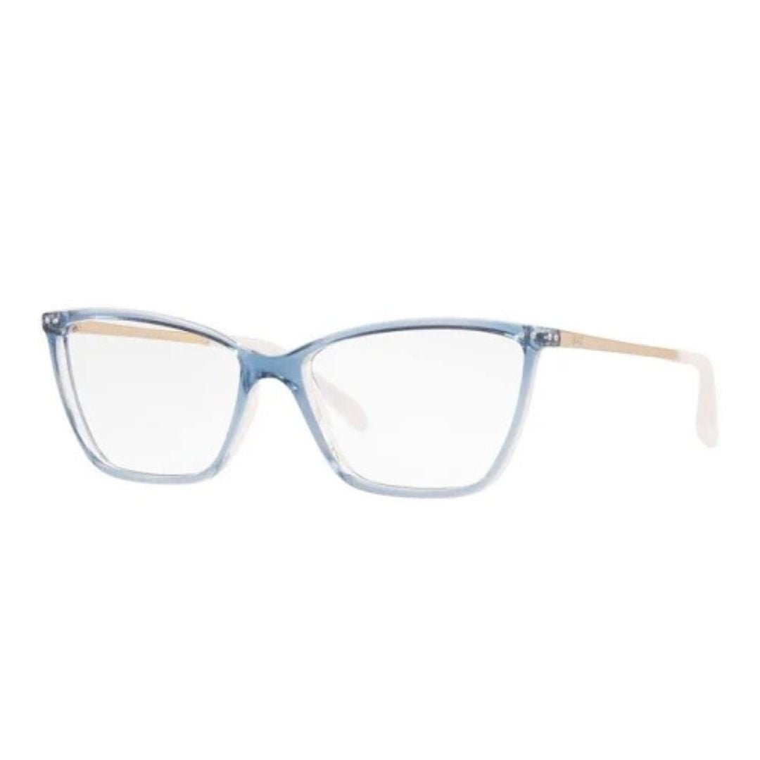 Óculos de Grau Grazi GZ3060B H252 Azul Translúcido Lente Tam 53 - Ótica Vision Care