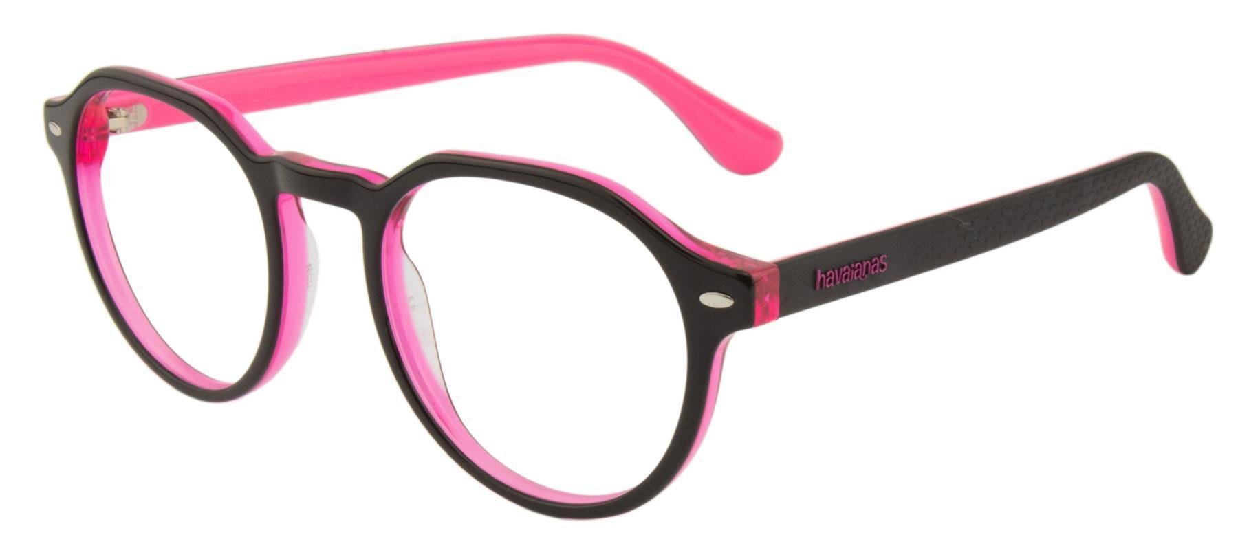 Óculos De Grau Havaianas Arraial/V 3H2 - 49 Preto - Ótica Vision Care