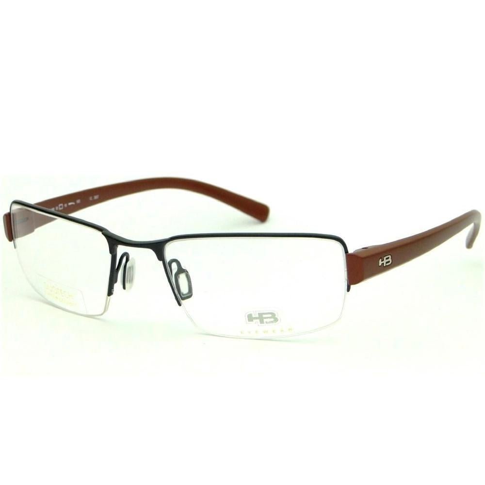 Óculos De Grau Hb Duotech 93406 Black/Metalic Red - Ótica Vision Care