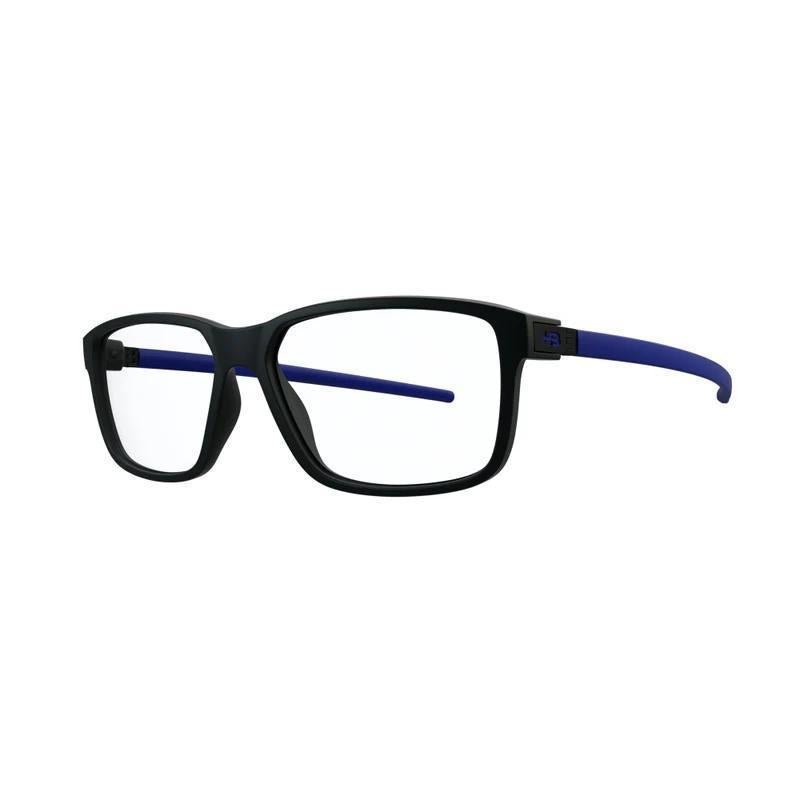 Óculos De Grau Hb Duotech M 93142 Matte Black D. Blue - Ótica Vision Care