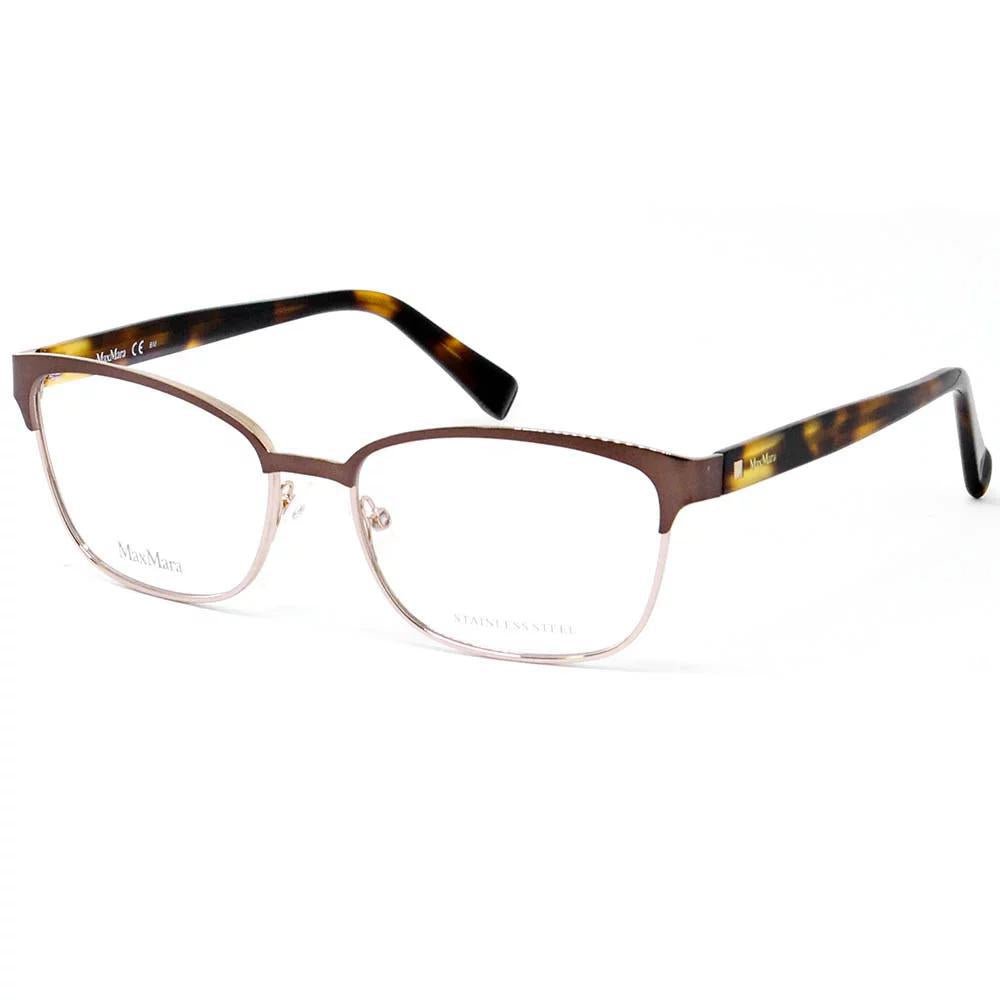 Óculos de Grau Max Mara Mm1331 Fg4 54 Dourado/Havana - Ótica Vision Care