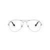 Óculos de Grau Ray-Ban Aviator Gaze RB6589 2538 59 - Silver